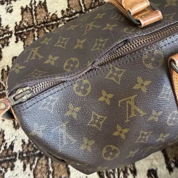 LOUIS VUITTON AS-IS Monogram Lot Set Speedy 30 & Keepall 45 Projects bags duffel - Picture 9 of 10